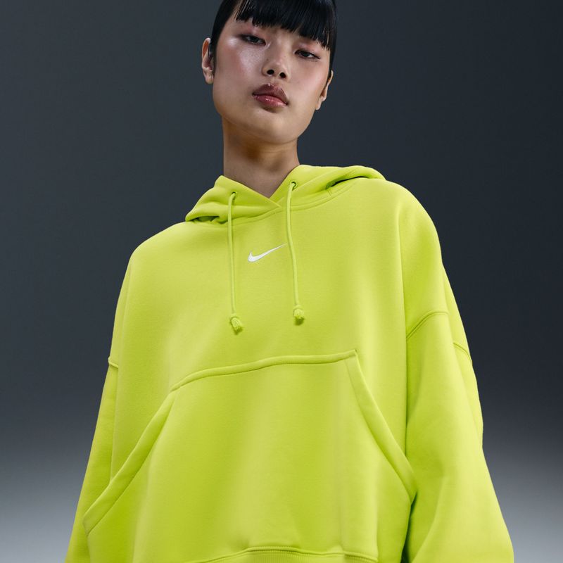 Nike Phoenix Fleece Extra oversized hoodie voor dames - Groen