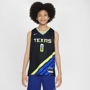 Satou Sabally Dallas Wings 2023 Rebel Edition Swingman Nike Dri-FIT WNBA jersey voor jongens - Zwart