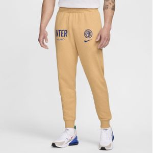 Inter Milan Club Thuis Nike voetbaljoggingbroek van sweatstof voor heren - Bruin