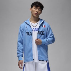 Frankrijk Jordan Dri-FIT ADV basketbalwedstrijdjack voor heren - Blauw