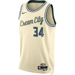 Giannis Antetokounmpo Milwaukee Bucks City Edition Swingman Nike NBA jersey voor heren - Bruin