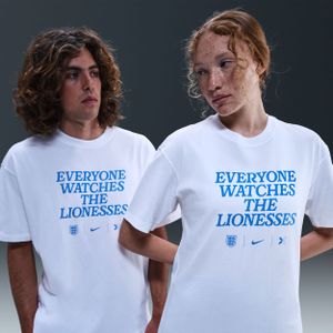 Everyone Watches Women's Sports™ 'England' Nike by TOGETHXR voetbalshirt - Wit