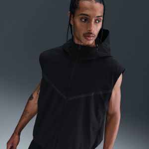 Nike Tech Dri-FIT geweven Windrunner bodywarmer voor heren - Zwart