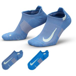 Nike Multiplier No-Show hardloopsokken (2 paar) - Meerkleurig