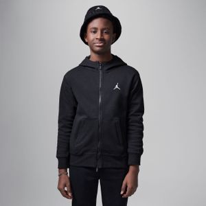 Jordan Dri-FIT Sport Statement fleecehoodie met rits voor kids - Zwart