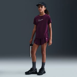 Nike Pro 2-in-1 Dri-FIT shorts voor meisjes - Rood