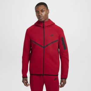 Nike Tech Windrunner hoodie met rits voor heren - Rood