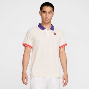 NikeCourt Heritage Tennispolo voor heren - Bruin