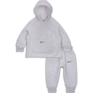 Nike Ready, Set. Tweedelige joggerset met capuchon voor baby's (0-9 maanden) - Bruin