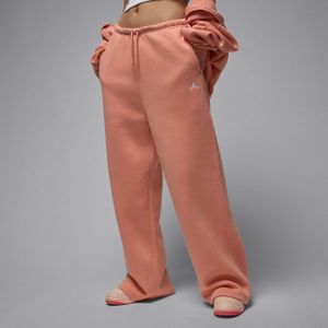 Jordan Brooklyn Fleece damesbroek met open zoom - Oranje
