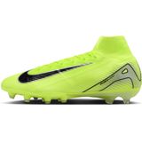 Nike Mercurial Superfly 10 Elite AG-Pro high-top voetbalschoenen - Geel