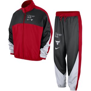 Chicago Bulls Starting 5 Courtside Nike NBA-trainingspak met graphic voor heren - Rood