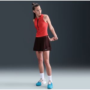 NikeCourt Slam Dri-FIT tennisrok met hoge taille - Rood