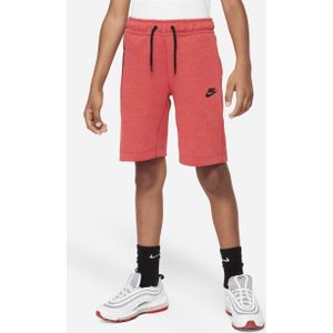 Nike Tech Fleece jongensshorts - Rood