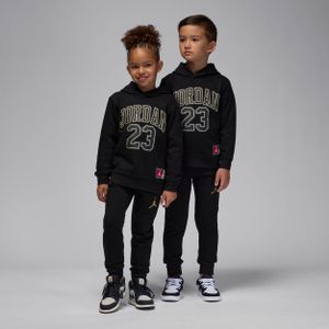 Jordan Jersey Pack Pullover Set tweedelige hoodieset voor kleuters - Zwart