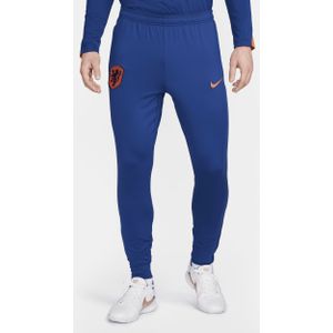 Nederland Strike Nike Dri-FIT knit voetbalbroek voor heren - Blauw