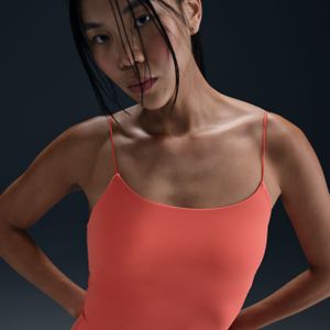 Nike Zenvy Dri-FIT tanktop voor dames - Oranje