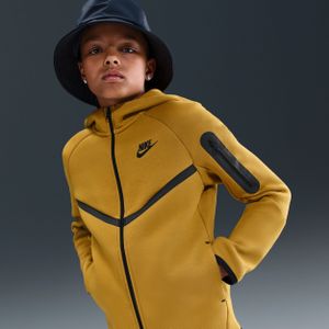 Nike Tech Fleece Hoodie met rits voor kids - Bruin