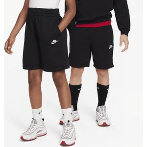 Nike Sportswear Club Fleece shorts van sweatstof voor kids - Zwart