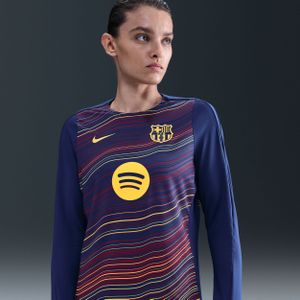 FC Barcelona - Strike Thuis - Voetbaltrainingstop - Blauw - Dames