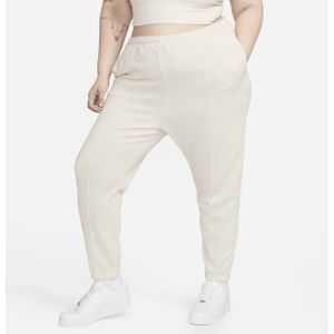 Nike Sportswear Chill Terry aansluitende joggingbroek met hoge taille van sweatstof voor dames (Plus Size) - Bruin