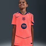 FC Barcelona - 2025/26 Match Derde - Voetbalshirt - Oranje - Dri-FIT ADV voor Kids