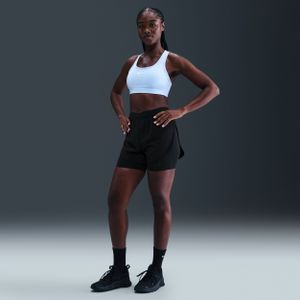 Nike Universa 2-in-1 damesshorts (13 cm) - Zwart