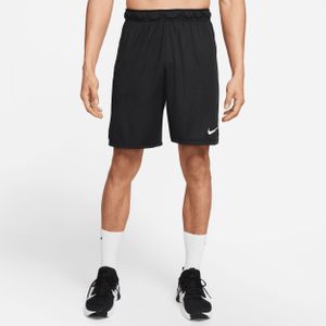 Nike Dri-FIT Knit trainingsshorts voor heren (20 cm) - Zwart