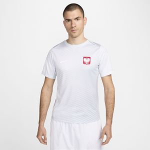 Polen Academy Pro Nike Dri-FIT voetbaltop met korte mouwen voor heren - Grijs