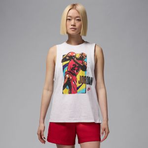 Jordan mouwloos T-shirt met graphic voor dames - Bruin
