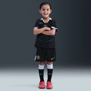 Chelsea FC - 2025/26 Stadium Derde - Dri-FIT Voetbaltenue - Zwart - Driedelig