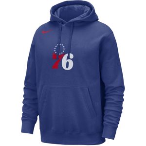 Philadelphia 76ers Club Nike NBA-hoodie voor heren - Blauw