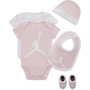 Jordan 5-Piece Core Gift Set vijfdelige boxset met rompertjes voor baby's - Roze