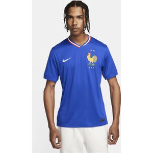 FFF (herenelftal) 2024/25 Stadium Thuis Nike Dri-FIT replica voetbalshirt voor heren - Blauw