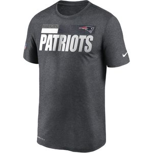 Nike Legend Sideline (NFL Patriots) T-shirt voor heren - Grijs