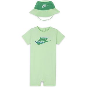 Nike Sportswear PE set met rompertje en vissershoedje voor baby’s (12-24 maanden) - Groen