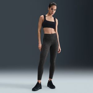 Nike - Zenvy - Legging - Rood - 7/8 met Hoge Taille en Print