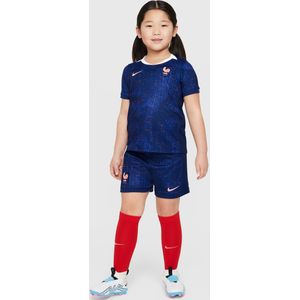 FFF 2025/26 Stadium Thuis Nike driedelig replicavoetbaltenue voor kleuters - Blauw