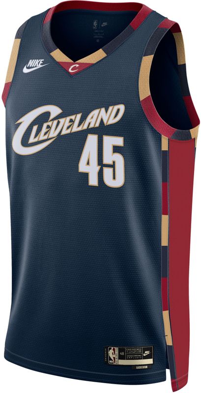 Cleveland Cavaliers 2025/26 Hardwood Classics Nike Dri-FIT Swingman NBA-jersey voor heren - Blauw