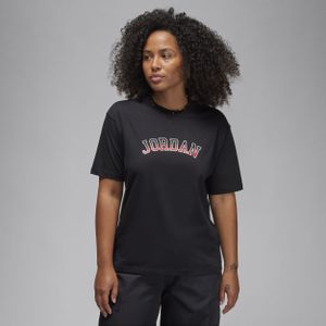 Jordan T-shirt met graphic voor dames - Zwart
