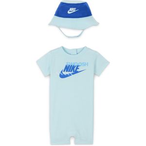 Nike Sportswear PE set met rompertje en vissershoedje voor baby’s (0-9 maanden) - Blauw