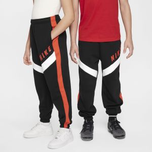 Nike Sportswear oversized joggingbroek van fleece voor meisjes - Zwart
