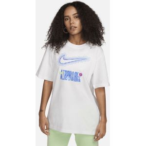 Nike Sportswear T-shirt met graphic voor dames - Wit