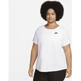 Nike Club Essentials T-shirt voor dames (Plus Size) - Wit