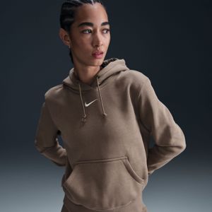 Nike Sportswear Phoenix Fleece hoodie voor dames - Bruin