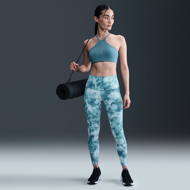Nike - Zenvy - Legging - Blauw - 7/8 met Hoge Taille en Print