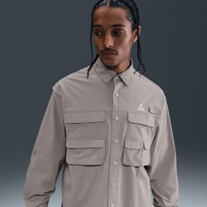 Nike ACG 'Orb Weaver' Dri-FIT ADV shirt met lange mouwen en uv-bescherming - Grijs
