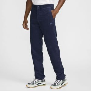 Nike Club chinobroek van corduroy voor heren - Blauw