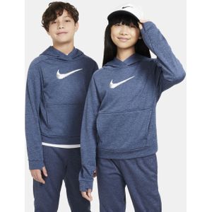 Nike Multi+ Therma-FIT hoodie voor kids - Blauw