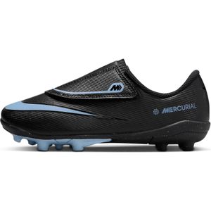 Nike Jr. Mercurial Vapor 16 Club low-top voetbalschoenen voor kleuters (meerdere ondergronden) - Zwart